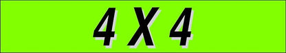 Ez-line Vinyl Windshield Stickers 3 Dozen 15 Inch Chartreuse Slogan Dealership - Image 4