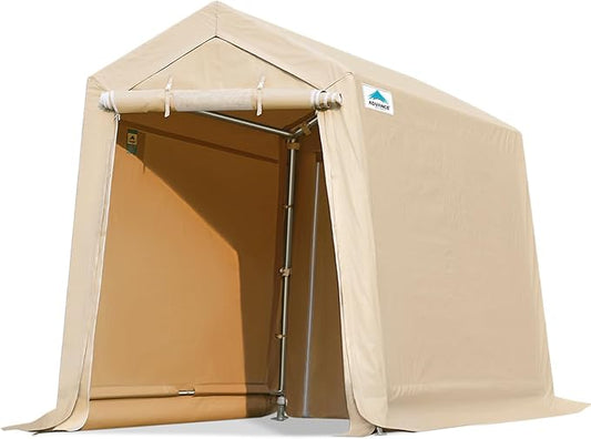 ADVANCE OUTDOOR 6X8 ft Outdoor Portable Storage Shelter Shed by ADVANCEOUTDOOR