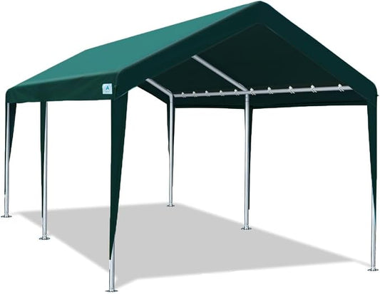 ADVANCE OUTDOOR Adjustable 10x20 ft Heavy Duty Carport Car Canopy Garage Boat by ADVANCEOUTDOOR