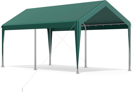 10x20FT Heavy Duty Carport, Portable Car Canopy Garage Boat Shelter Party Tent by Raxmolo
