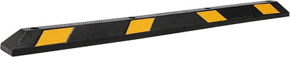Pack of 2-72" Parking Stoppers for Garage, Heavy Duty Rubber Parking Curb by Unknown