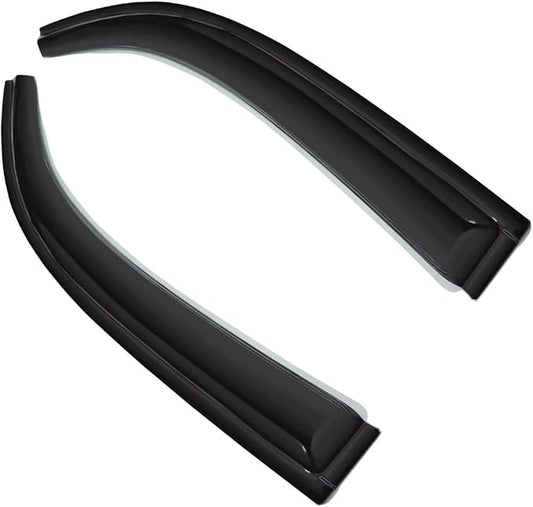 2pc 3D Sun Rain Guard Window Visor Wind Deflector Compatible by GLDIFA