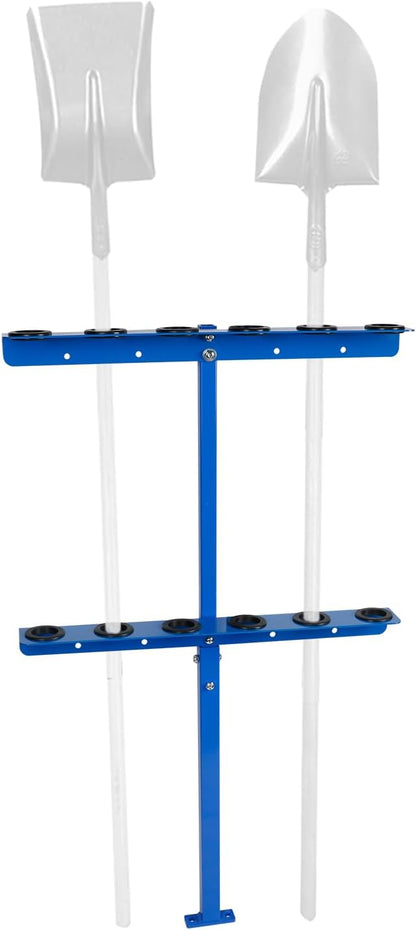 Vertical Hand Rack for Enclosed Landscaping Truck Trailer Garage or Shed Walls by PRINIC