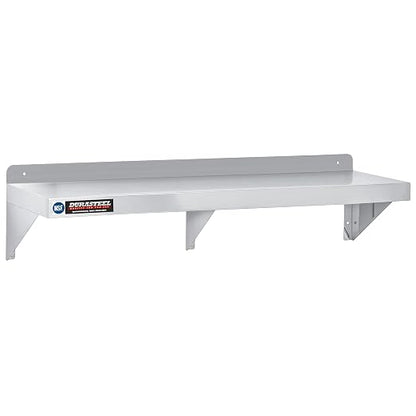DuraSteel Stainless Steel Wall Mount Shelf 60" Wide x 14" Deep Commercial Grade - Image 4
