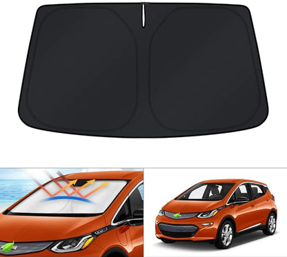 KUST Windshield Sun Shade for 2017-2024 Chevrolet Bolt EV Hatchback Accessories by KUST