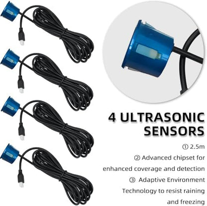 Car Reverse Backup Parking Sensor Radar System, The LED Display - Image 2