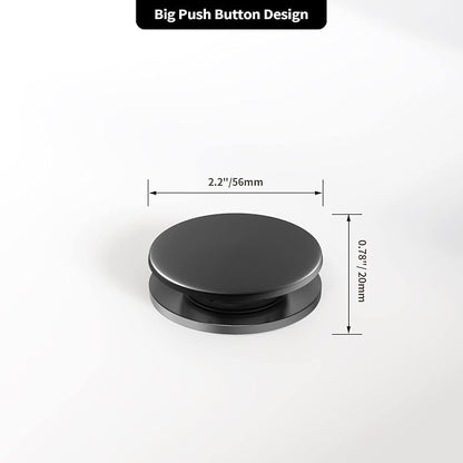 Bathroom Sink Drain with Overflow, PureHome Bathroom Sink Stopper, Pop Up - Image 5