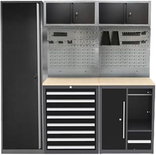 JZD Garage Cabinet System, Tool Storage Cabinets Set by JZD