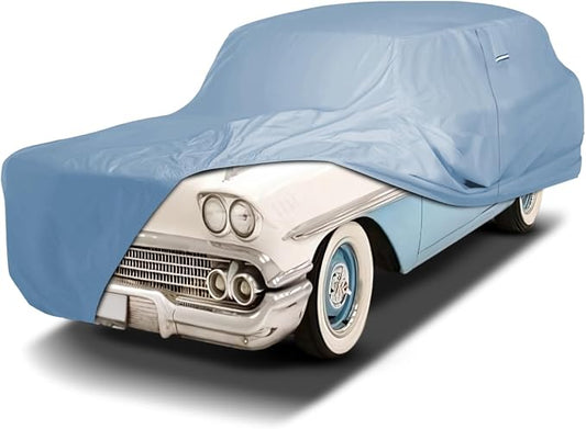 iCarCover Premium Car Cover for 1958-1972 Chevy Brookwood Heavy Duty Waterproof by iCarCover