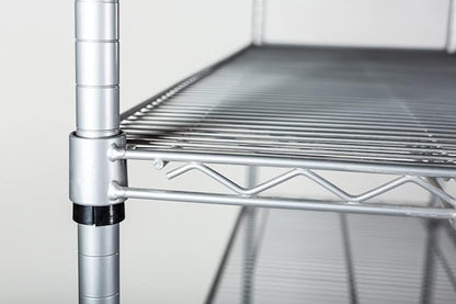 Omega 24" Deep x 60" Wide x 74" High 3 Tier Gray Starter Shelving Unit - Image 7