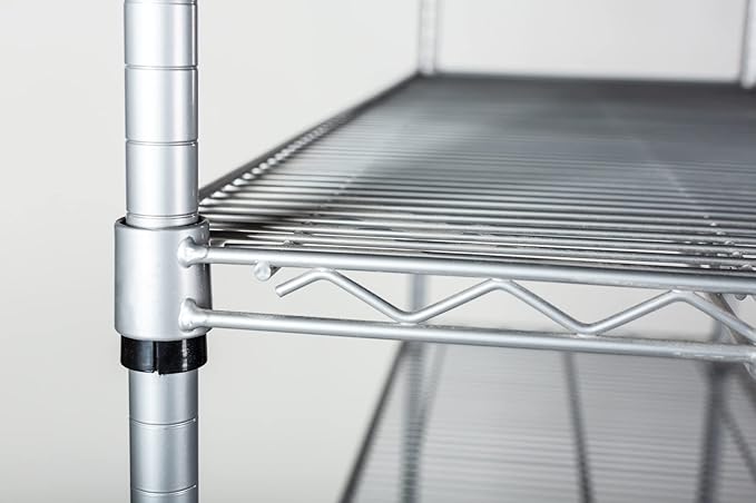 Omega 24" Deep x 36" Wide x 36" High 3 Tier Gray Starter Shelving Unit - Image 7