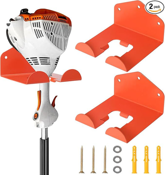 Garage Organizer Trimmer Rack, 2 Pack Heavy Duty Weed Eater Hanger Garage by Dongxw