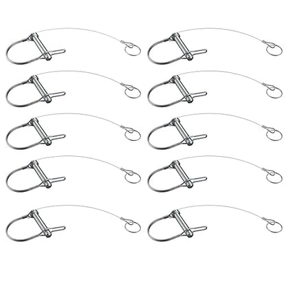 Trailer Coupler Pin 5/16-Inch Diameter x 2-3/4-Inch Long Trailer Pins by HILILON