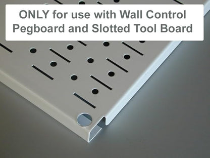 Wall Control Pegboard Metal Organizer, 4 ft. Black, Storage Rack - Image 7