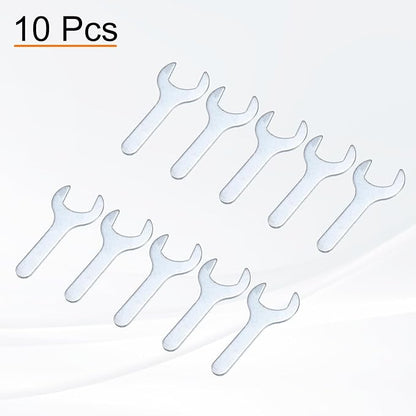 HARFINGTON 10pcs Small Wrench Open End Wrench 26x100x2.8mm Metric U-Shaped - Image 3
