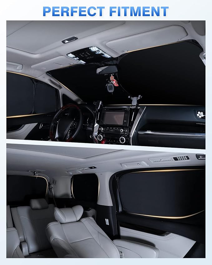 Windshield Sun Shade for Hyundai Ioniq 5 2022-2025 2026 Ioniq 5 Accessories - Image 5