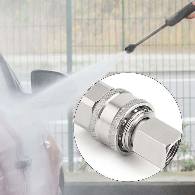 TAISHER 12PCS 304 Stainless Steel Pressure Washer Adapter Kit, Quick Connect - Image 7