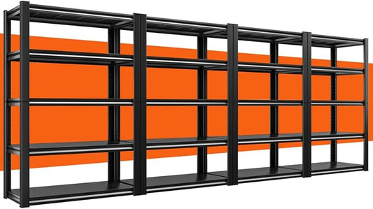 REIBII 40" W Garage Shelving, Heavy Duty Storage Shelves Load 2500LBS, 5-Tier by REIBII
