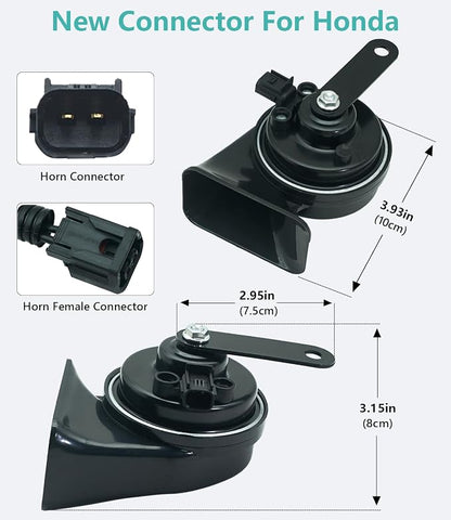 Car Horn Kit for New Honda Acura 12V Loud Waterproof Auto Horn, High Low Dual - Image 3