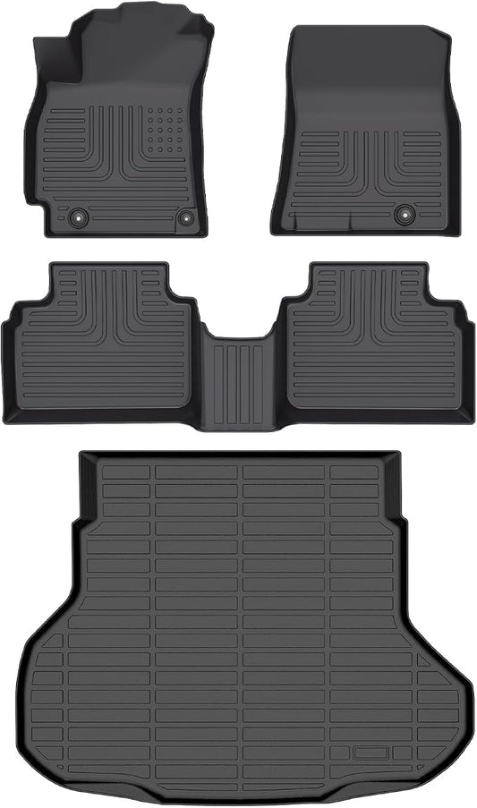 Wayhigh-All Weather Floor Mats and Cargo Liner Set Fit by Wayhigh