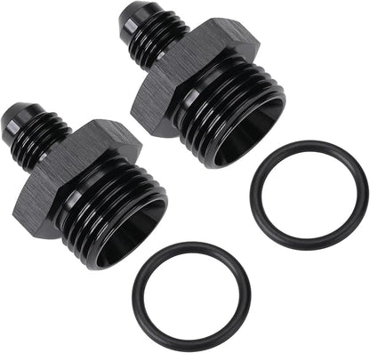 4AN Male Flare to 8AN ORB O-ring Boss Fuel Pump Rail Adapter Fitting Aluminum - Image 4