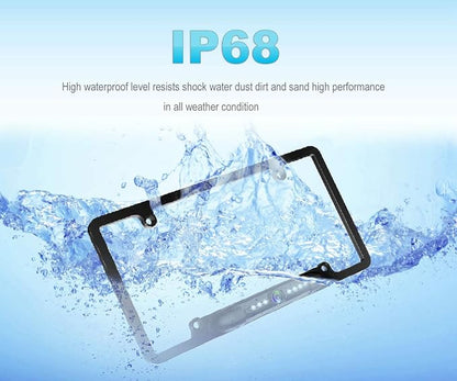 JPP License Plate Backup HD Camera, Rear View Camera 170° Viewing Angle - Image 2