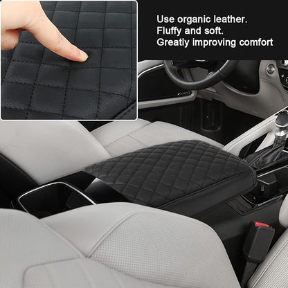 sportuli Center Console Cover Anti-Scratch Leather Armrest Cushion Compatible - Image 5