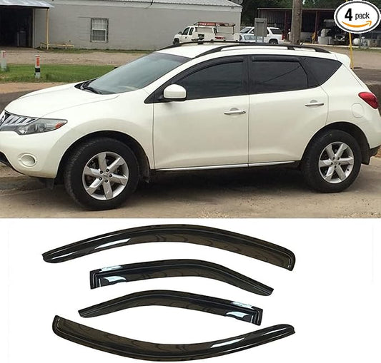 94077 Side Window Wind Vent Deflector, Window Visor fit by Deebior