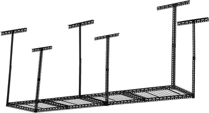 Overhead Garage Storage Rack 2x8 FT, Steel Ceiling Shelves 660lb Capacity - Image 7