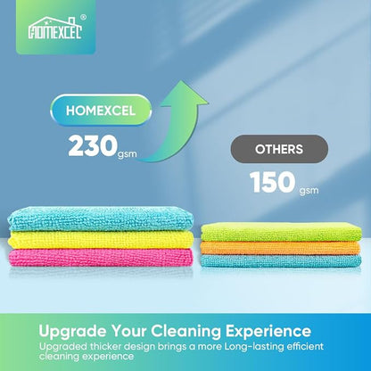 HOMEXCEL Microfiber Cleaning Cloths, 24 Pack Cleaning Rags - Image 3