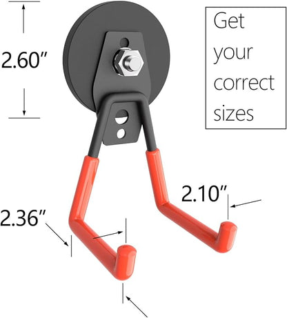 Garage Magnet Hooks, Heavy Duty Magnetic Hooks Tool Hangers - Image 2