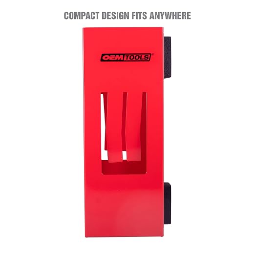 OEMTOOLS 23123 Red Magnetic Glove Dispenser, Disposable Gloves Box Holder - Image 4