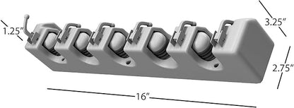 Wall Organizer with Adjustable Slots and Hooks - Image 2