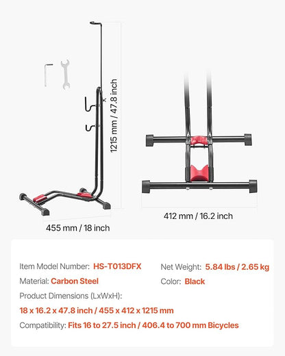 VEVOR Bike Rack, Upright Bike Stand Floor - Image 7