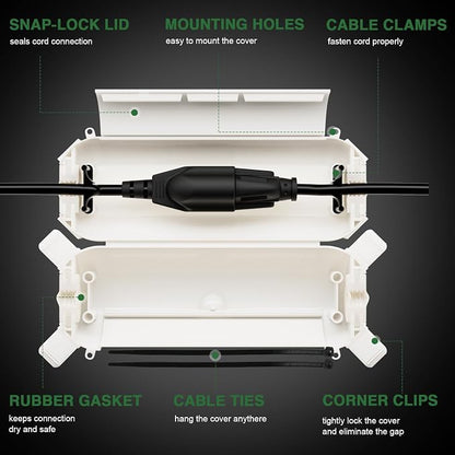 Flemoon Outdoor Extension Cord Safety Cover - Image 3