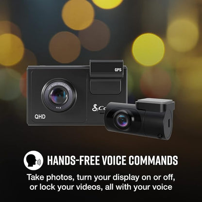 Cobra Smart Dash Cam + Rear Cam – QHD+ 1600P Resolution, Built-in Wi-Fi & GPS - Image 6