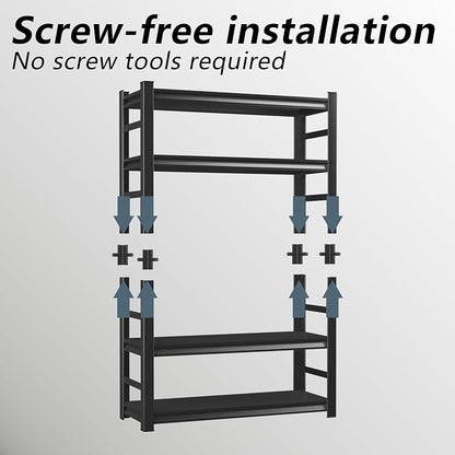 【Industrial Metal Adjustable Storage Shelving Units】Heavy Duty Steel Wire Rack - Image 4