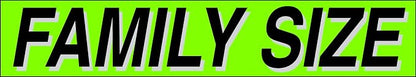 Ez-line Vinyl Windshield Stickers 3 Dozen 15 Inch Chartreuse Slogan Dealership - Image 3
