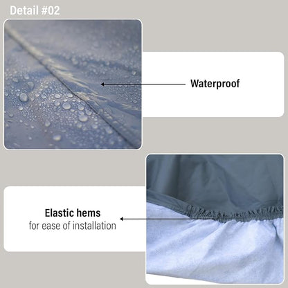 Supreme Full Car Cover – for Pontiac Ventura 1961 Coupe 2-Door Semi Custom Fit - Image 6