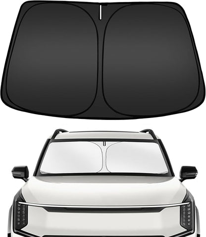 ARISMOTOR Windshield Sun Shade for Kia EV9 2024-2025, Custom Fit Foldable Front by ARISMOTOR