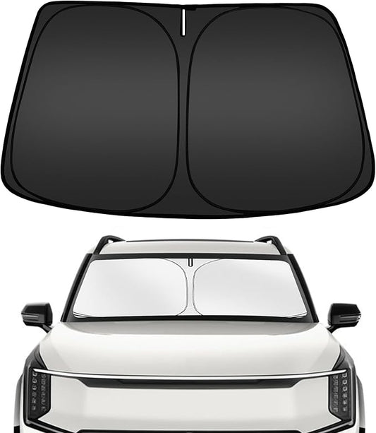 ARISMOTOR Windshield Sun Shade for Kia EV9 2024-2025, Custom Fit Foldable Front by ARISMOTOR