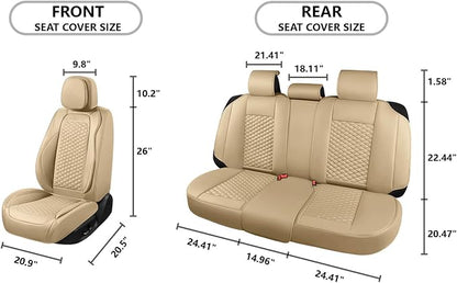 Car Seat Covers Full Set Leather Seat Covers Automotive Seat Covers Universal - Image 7