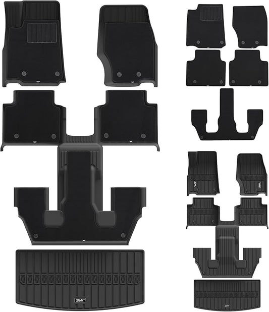3W Floor Mats & Cargo Liner – Full Set by 3W
