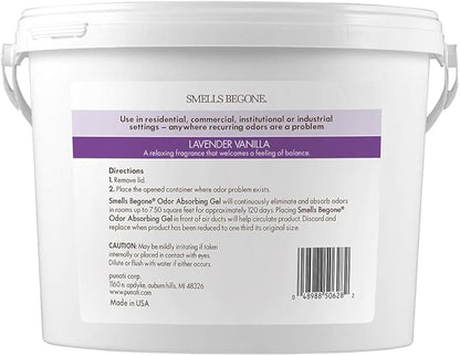 SMELLS BEGONE 1-Gallon Odor Absorber Gel - Image 2