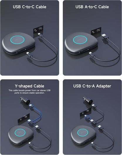 Wireless CarPlay Adapter Android 13 AI Box, Upgraded CB6C Video Streaming Plug - Image 8
