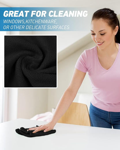 Microfiber Cleaning Cloth-50Pcs Ultra Soft Highly Absorbent Rags - Image 4