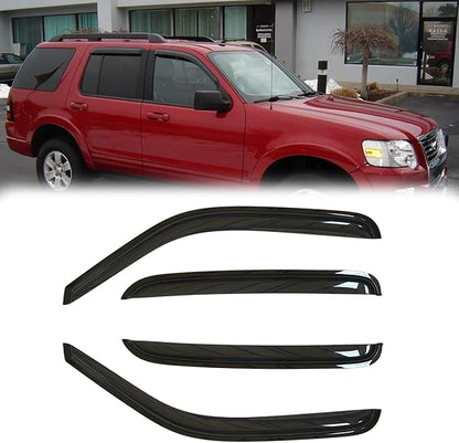 Side Window Wind Deflector, Window Visor fit by Puermto