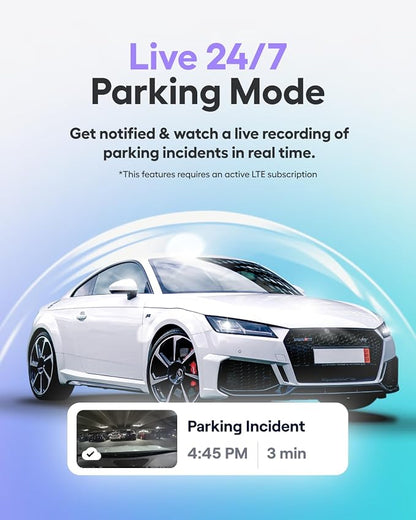 Nexar Beam2 Mini Dash Cam Car Camera 128GB Storage 24H Parking Mode Wide Angle - Image 7