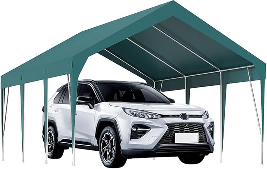 10x20ft Heavy Duty Carport Outdoor Car Canopy UV Resistant Waterproof Party by Wpond