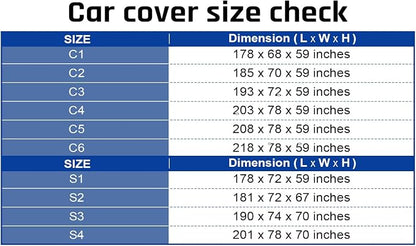 6 Layer Heavy Duty SUV Car Cover Waterproof All Weather Protection - Image 6